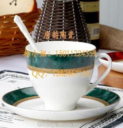 销售欧式茶具咖啡具套装 马克杯定制 陶瓷杯子 商务礼品对杯 早餐杯